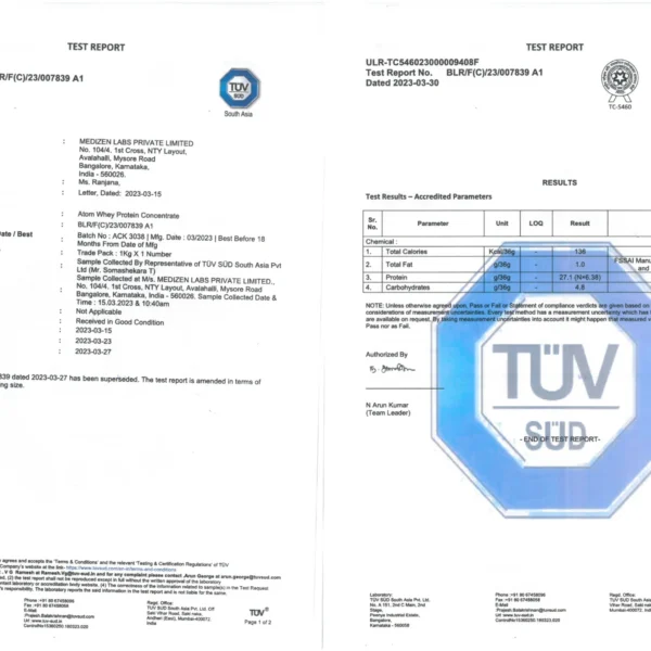 Asitis Nutrition ATOM Whey Protein 1 Kg