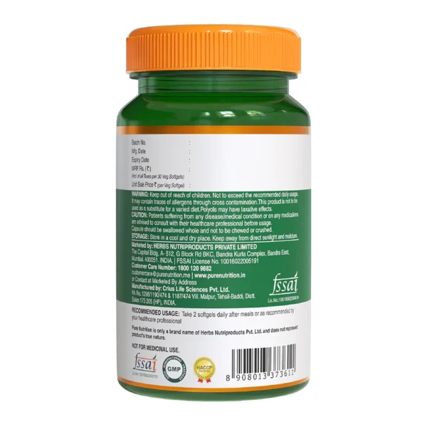 Pure Nutrition Veg Omega 1700mg
