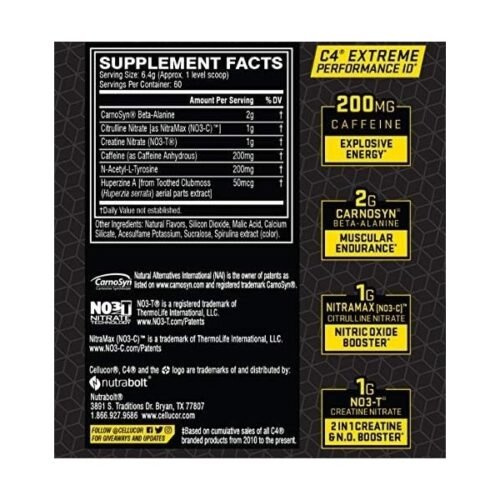 Cellucor C4 Extreme Pre Workout Powder - Image 2