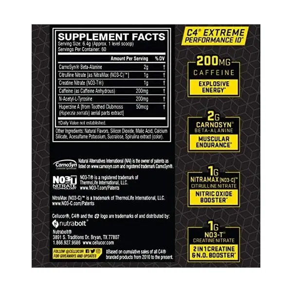 Cellucor C4 Extreme Pre Workout Powder - Image 2