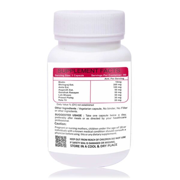 GHC Herbals Biotin 10000mcg enhanced with Bhringraj and Amla Extract