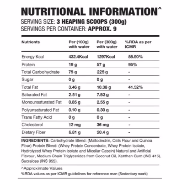 IN2 Mass Gainer - product image