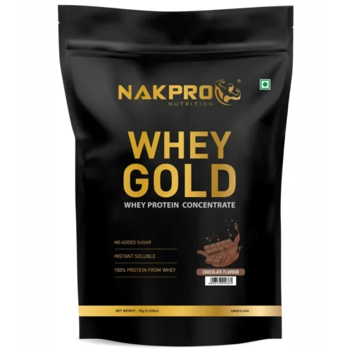 Nakpro Gold 100% Whey Protein Concentrate Supplement Powder