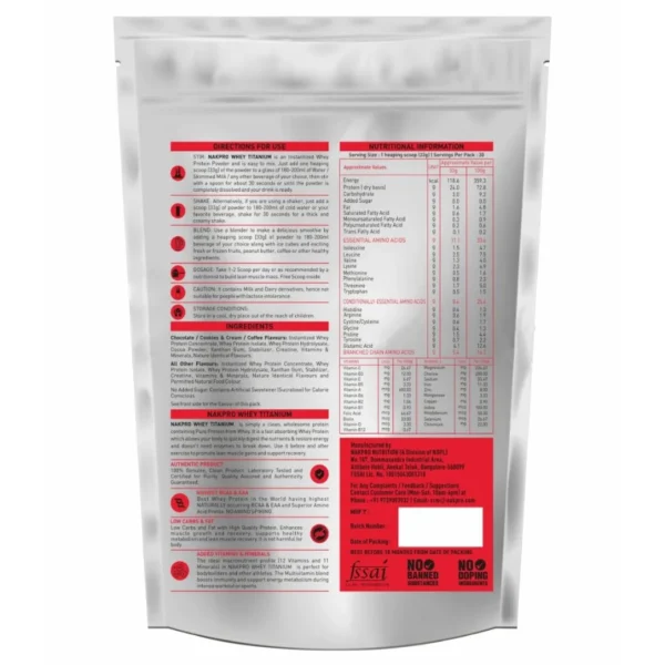Nakpro Titanium Tri Blend Whey Protein