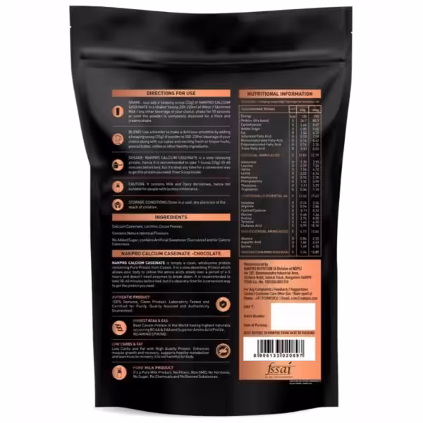 Nakpro Calcium Caseinate – Slow Digesting Casein Protein Powder - product image