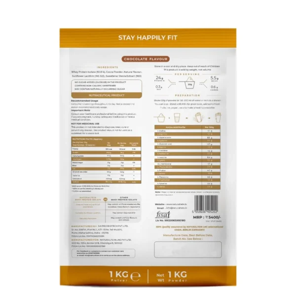 Naturaltein Whey Protein Isolate