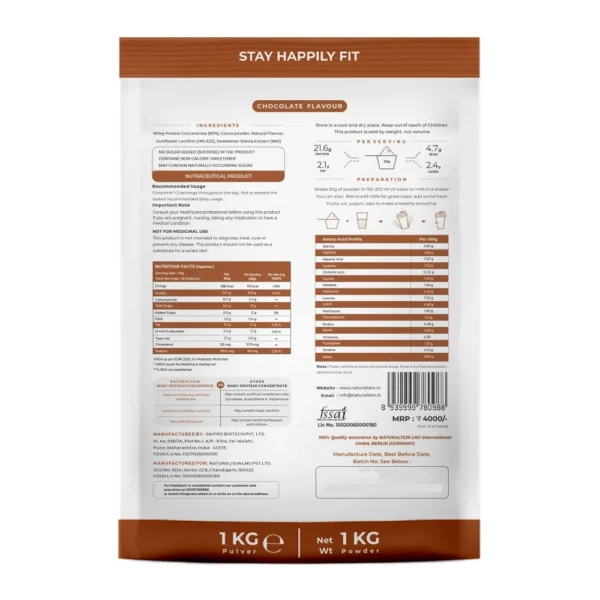 Naturaltein Whey Protein Concentrate