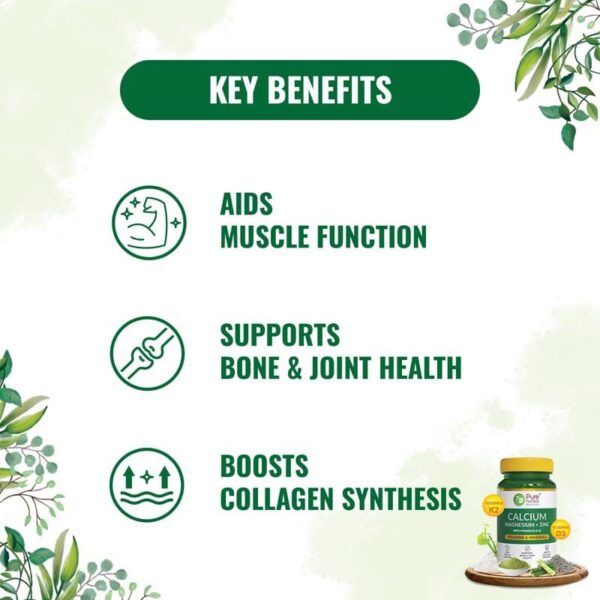 Pure Nutrition Calcium Magnesium Zinc Tablets