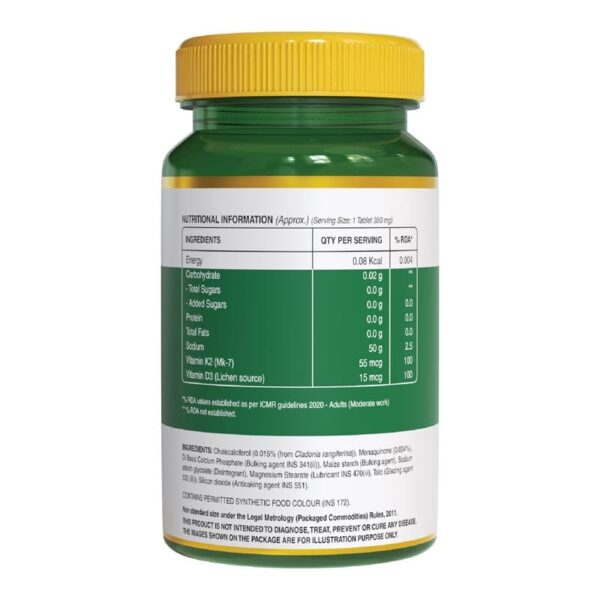 Pure Nutrition Vitamin D3 + K2
