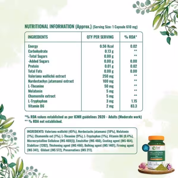 Pure Nutrition Melatonin (5Mg) Sleep - product image