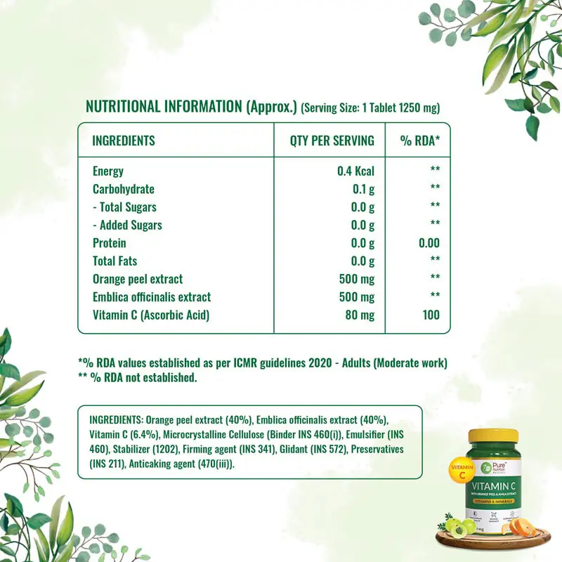 Pure Nutrition Vitamin C - Image 2