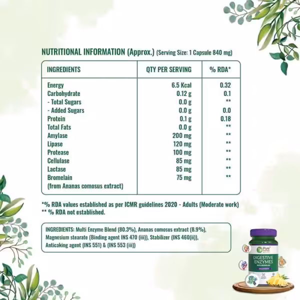 Pure Nutrition Digestive Enzymes - product image