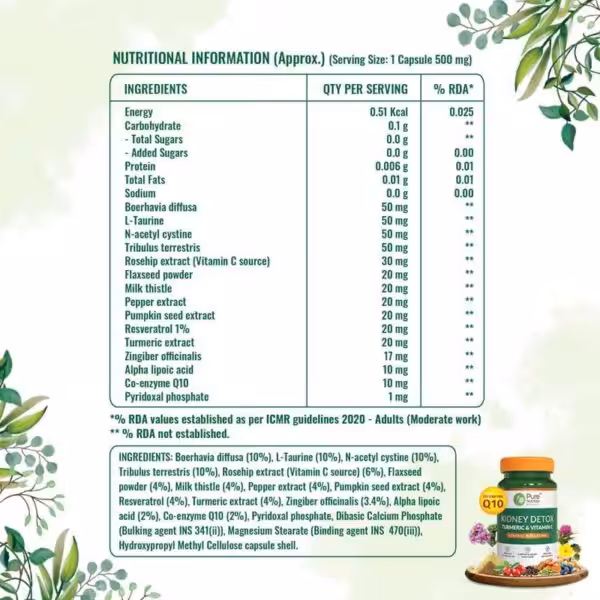 Pure Nutrition Detox Kidney - product image