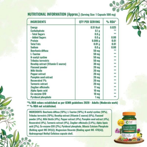 Pure Nutrition Detox Kidney