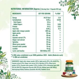 Pure Nutrition Apple Cider Vinger Plus