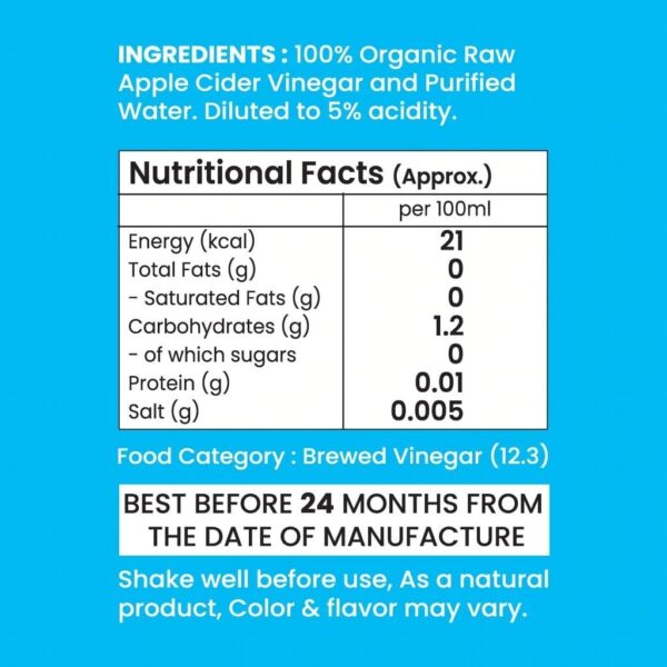 Suprfit Apple Cider Vinegar With The Mother