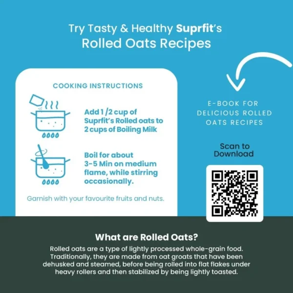 Suprfit 100% Natural Rolled Oats