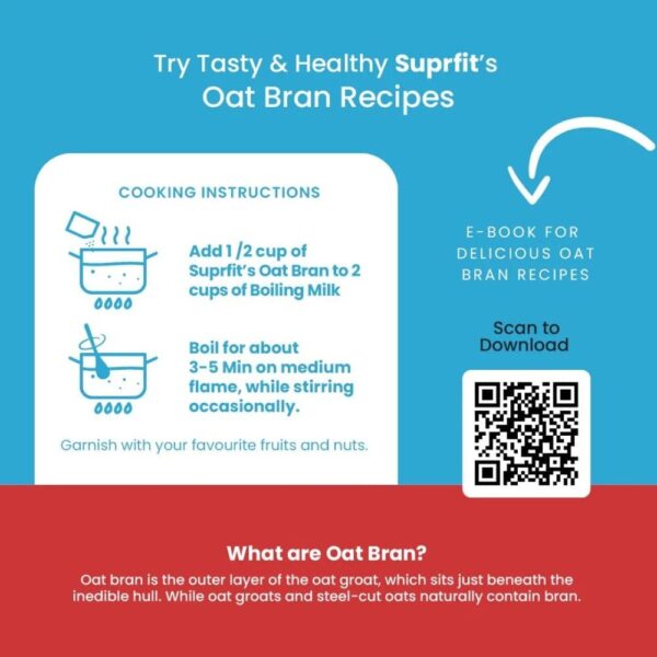 Suprfit 100% Natural Oat Bran