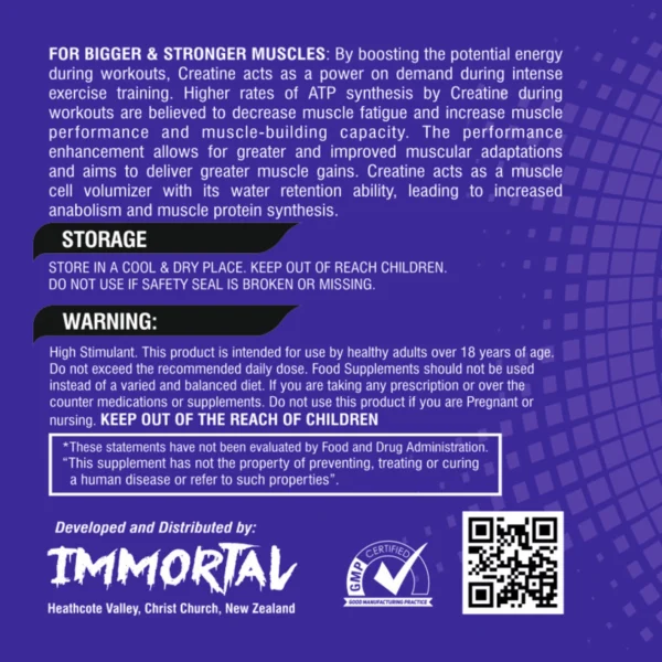 Immortal Creatine