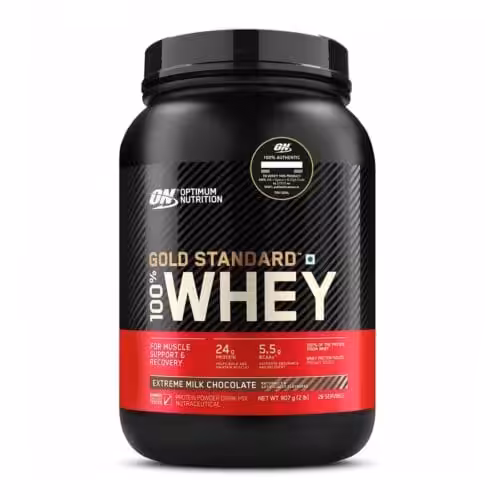 Optimum Nutrition ON Whey Protein (Gold Standard Whey) 2lbs - Sports Nutrition Supplement