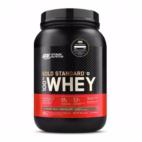 Optimum Nutrition ON Whey Protein (Gold Standard Whey) 2lbs - Sports Nutrition Supplement