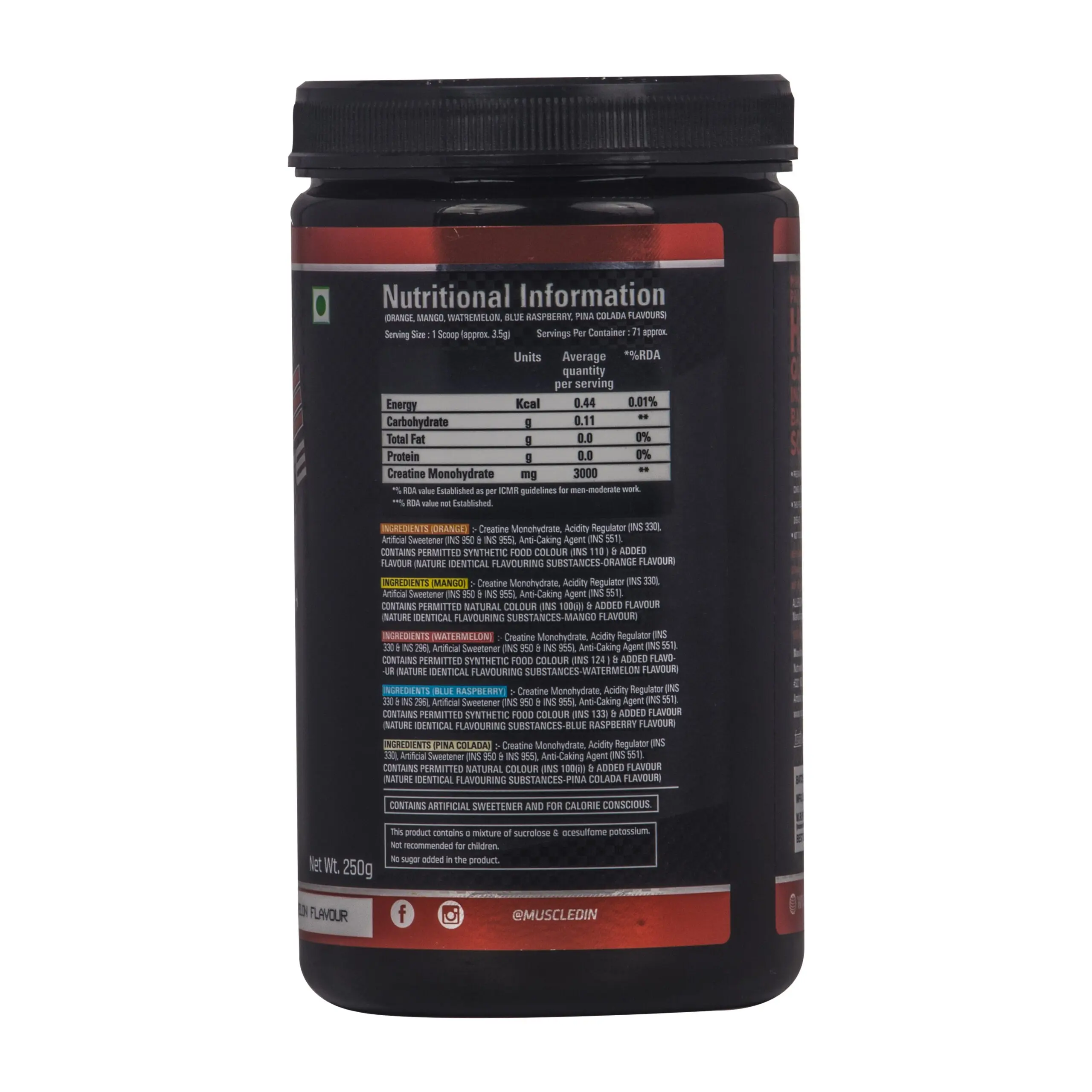 MuscleD-IN Nutrition Creatine - Image 2