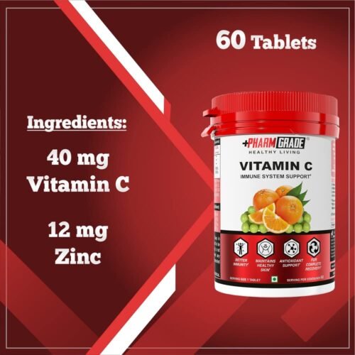 PharmGrade Healthy Living Vitamin C 500mg - Image 5