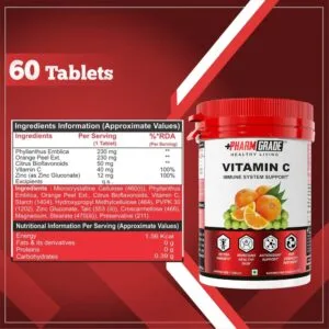 PharmGrade Healthy Living Vitamin C 500mg