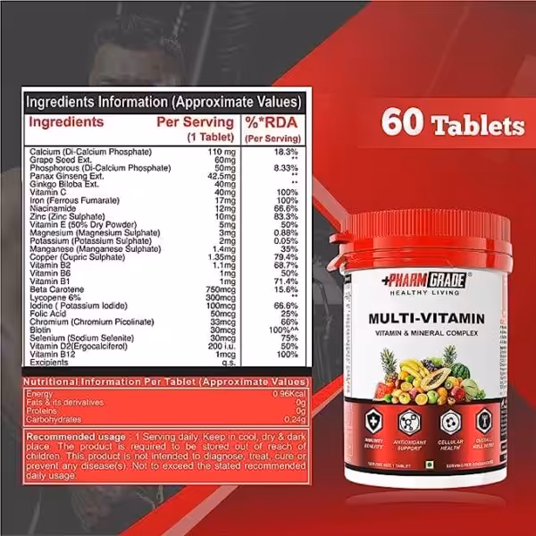 Pharmgrade Healthy Living Multivitamin - product image