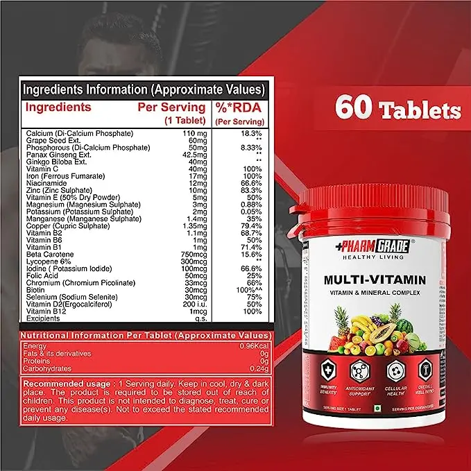 Pharmgrade Healthy Living Multivitamin - Image 2