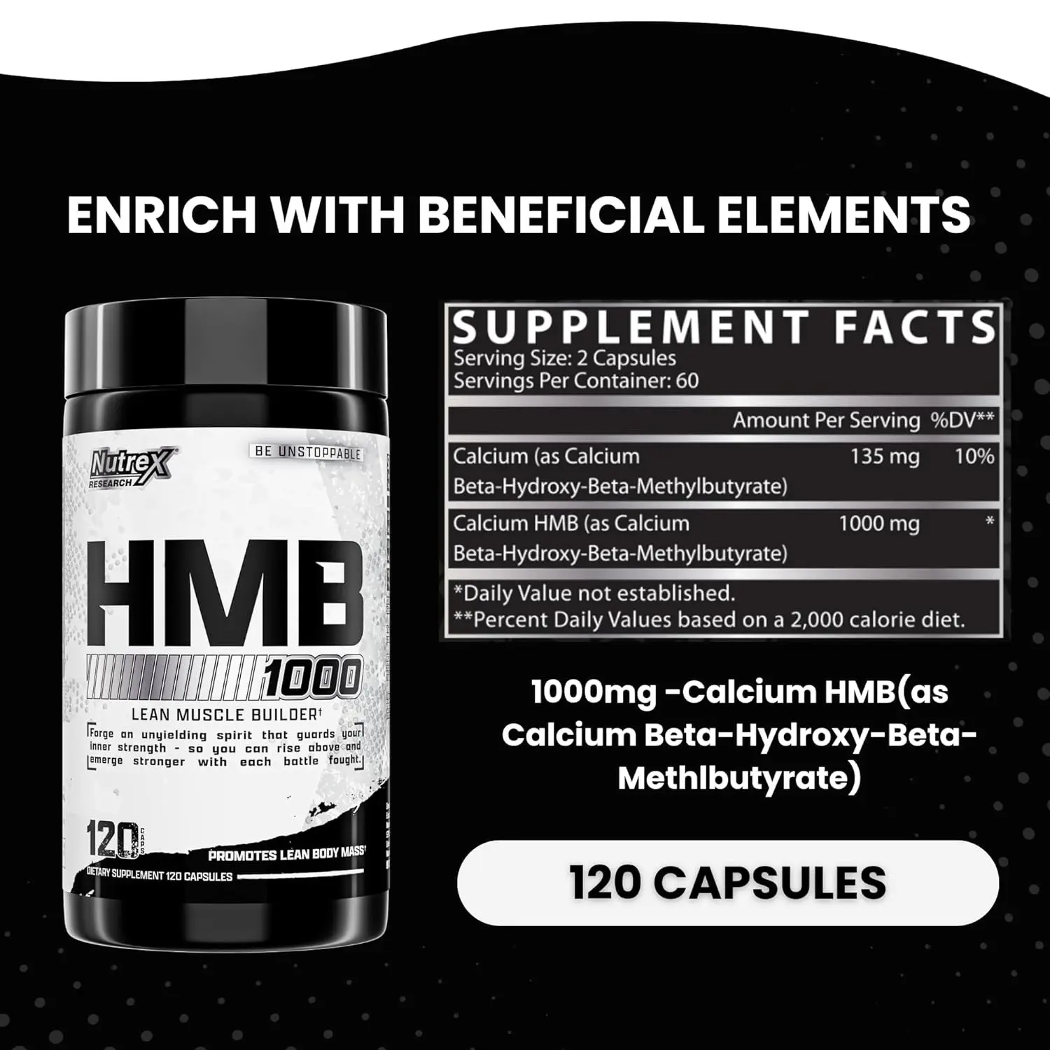 Nutrex Research HMB 1000 - Image 2