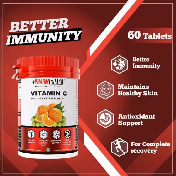 PharmGrade Healthy Living Vitamin C 500mg - product image