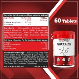 Pharmgrade Healthy Living Caffeine