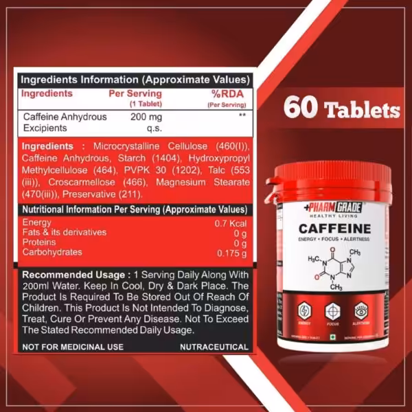 Pharmgrade Healthy Living Caffeine - product image