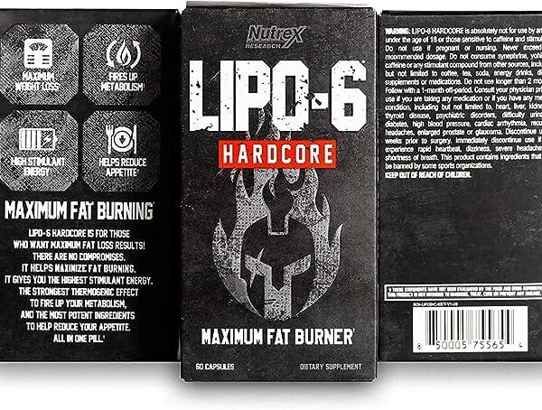 Nutrex Research Lipo6 Hardcore Fat Burner
