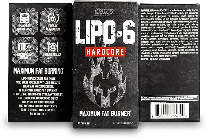 Nutrex Research Lipo6 Hardcore Fat Burner - Image 2