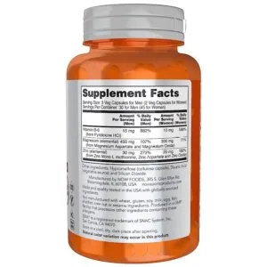 NOW Sports Nutrition, ZMA (Zinc, Magnesium and Vitamin B-6), Enhanced Absorption, Sports Recovery