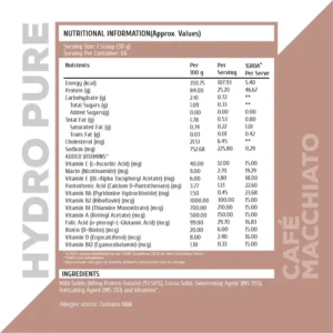 Healthfarm Hydro Pure Whey Protein Isolate Pure