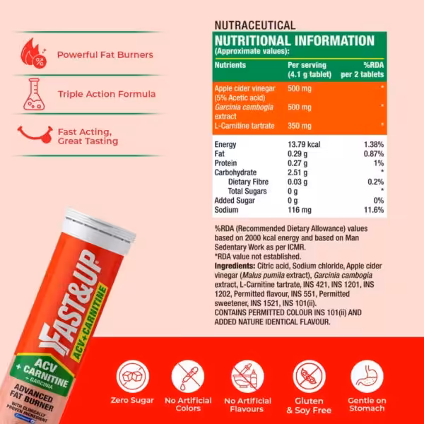 Fast&Up Apple Cider Vinegar - product image