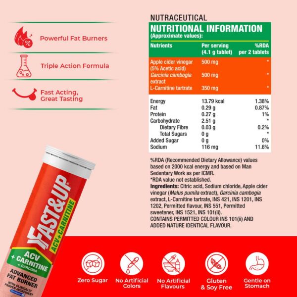 Fast&Up Apple Cider Vinegar