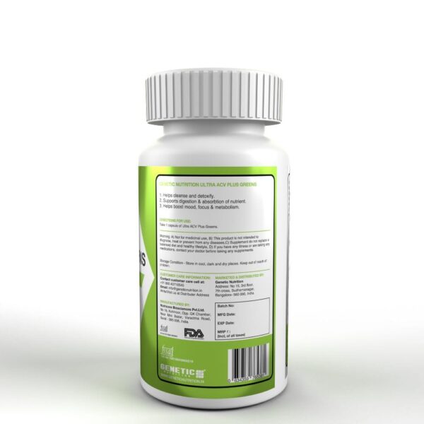 Genetic Nutrition Ultra Acv Plus Greens