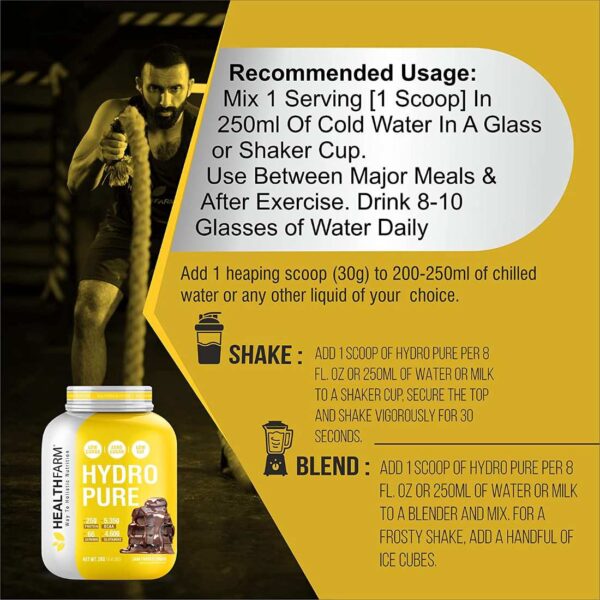 Healthfarm Hydro Pure Whey Protein Isolate Pure