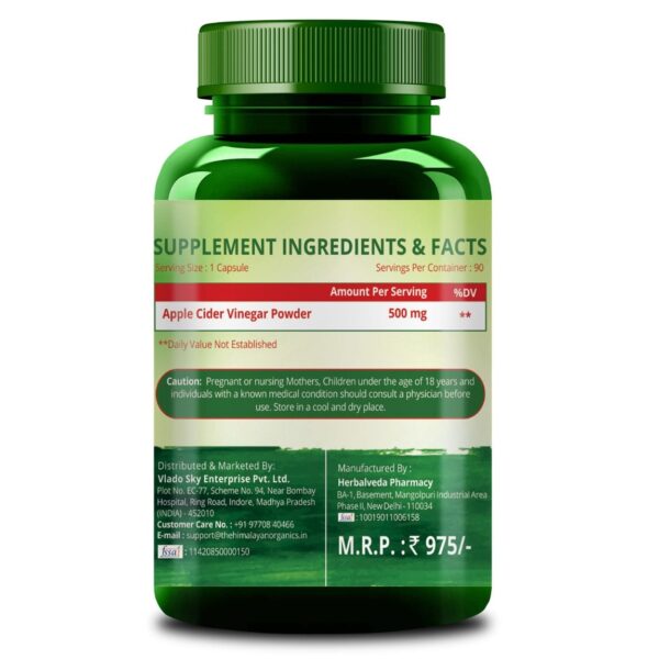 Himalayan Organics Apple Cider Vinegar Supplement