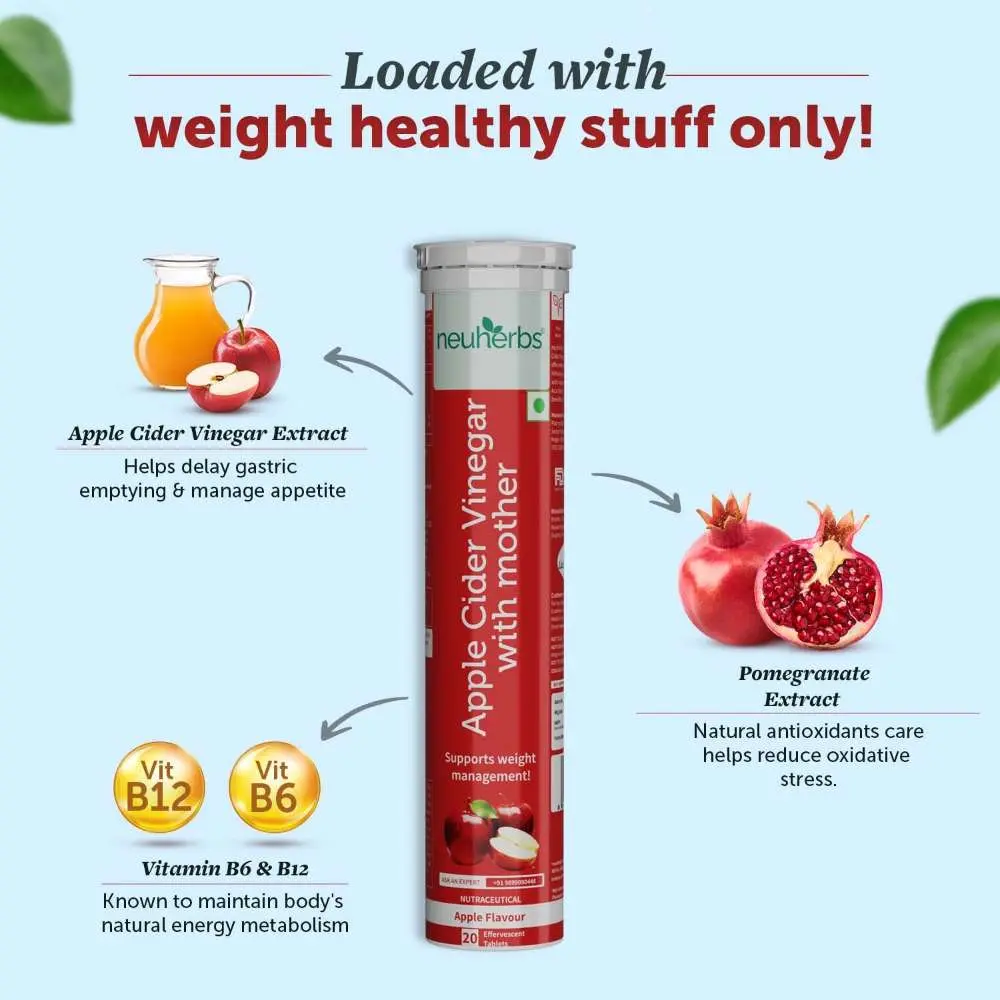 Neuherbs Plant Based Apple Cider Vinegar With Mother - product image