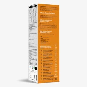 Wellbeing Nutrition Organic Apple Cider Vinegar with Mother of Vinegar