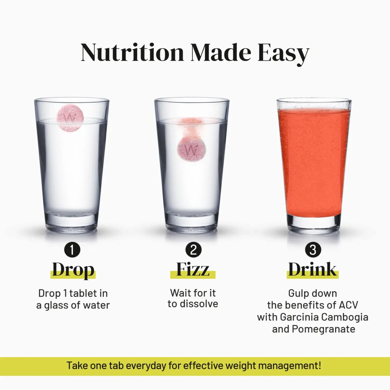 Wellbeing Nutrition Apple Cider Vinegar w/ Mother & Garcinia Cambogia - product image