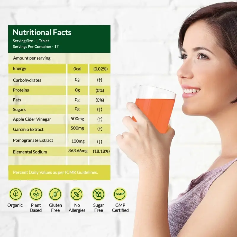Wellbeing Nutrition Apple Cider Vinegar w/ Mother & Garcinia Cambogia - product image