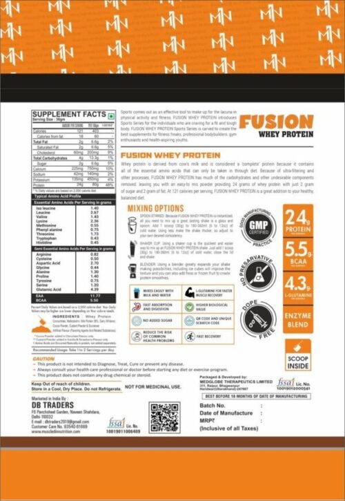 MuscleD-IN Nutrition Fusion Whey - Image 2