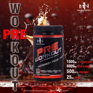 MuscleD-IN Nutrition PRE WORKOUT With Testosterone Booster