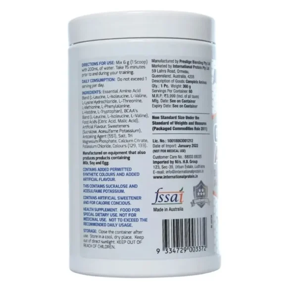 International Protein Complete Aminos EAA